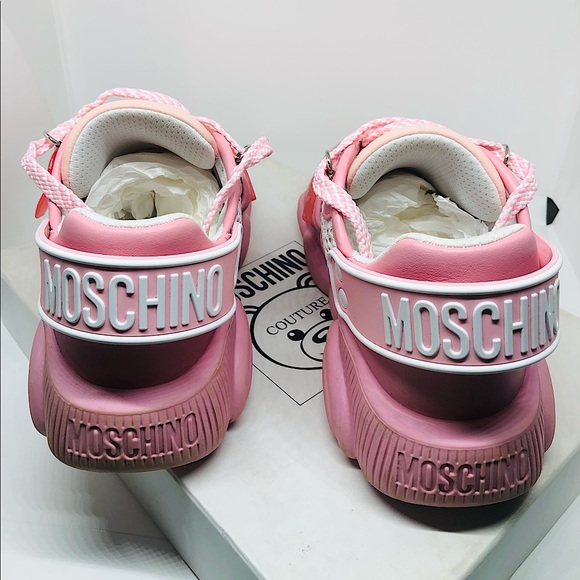 Moschino Pink Roller Skate Teddy Shoes - Picture 2 of 7
